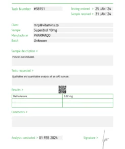 Where to buy best Superdrol 10mg online - Pharmaqo Lab UK